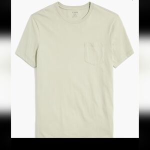 J.Crew Cotton washed jersey pocket tee